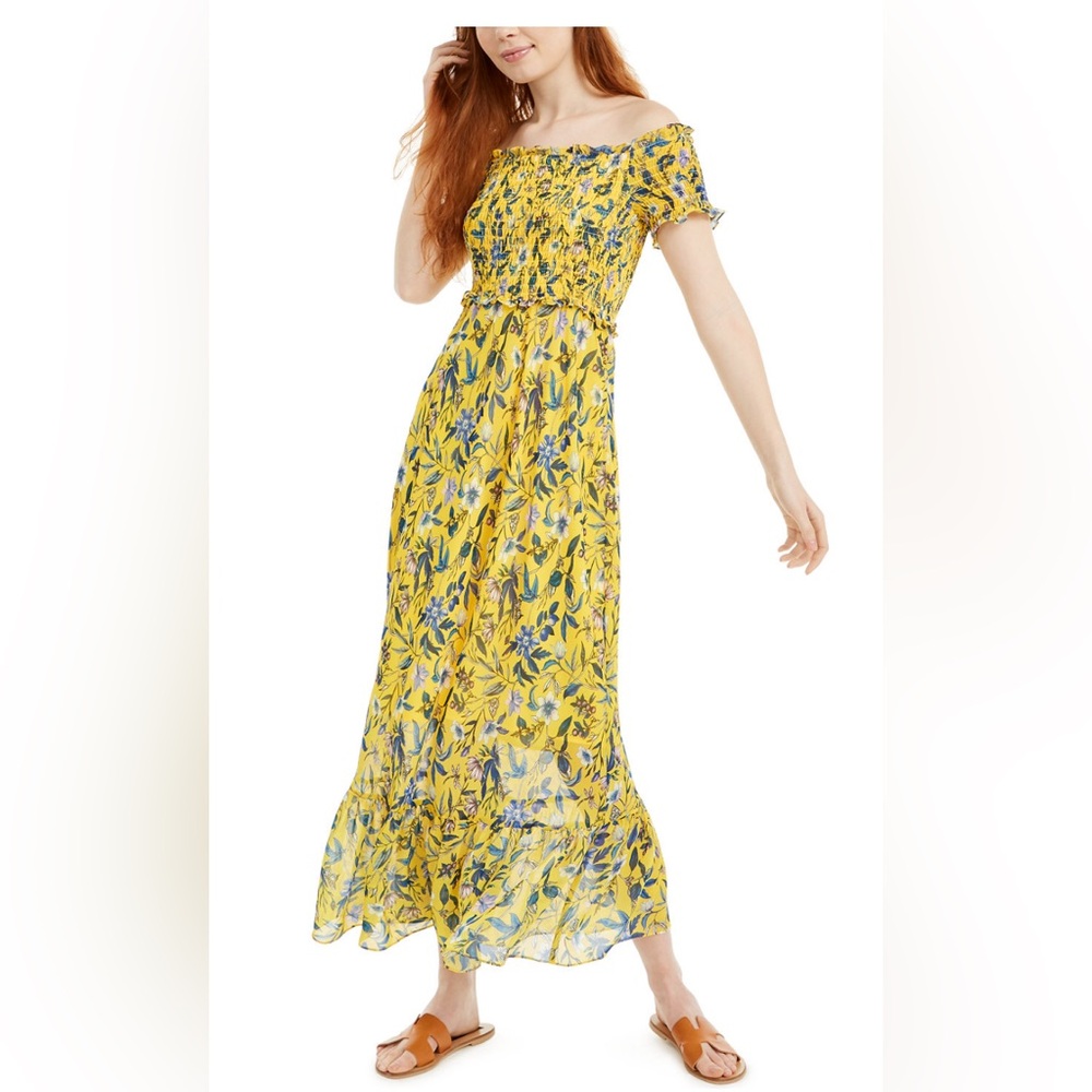 Floral. Sam Eldenan dress.